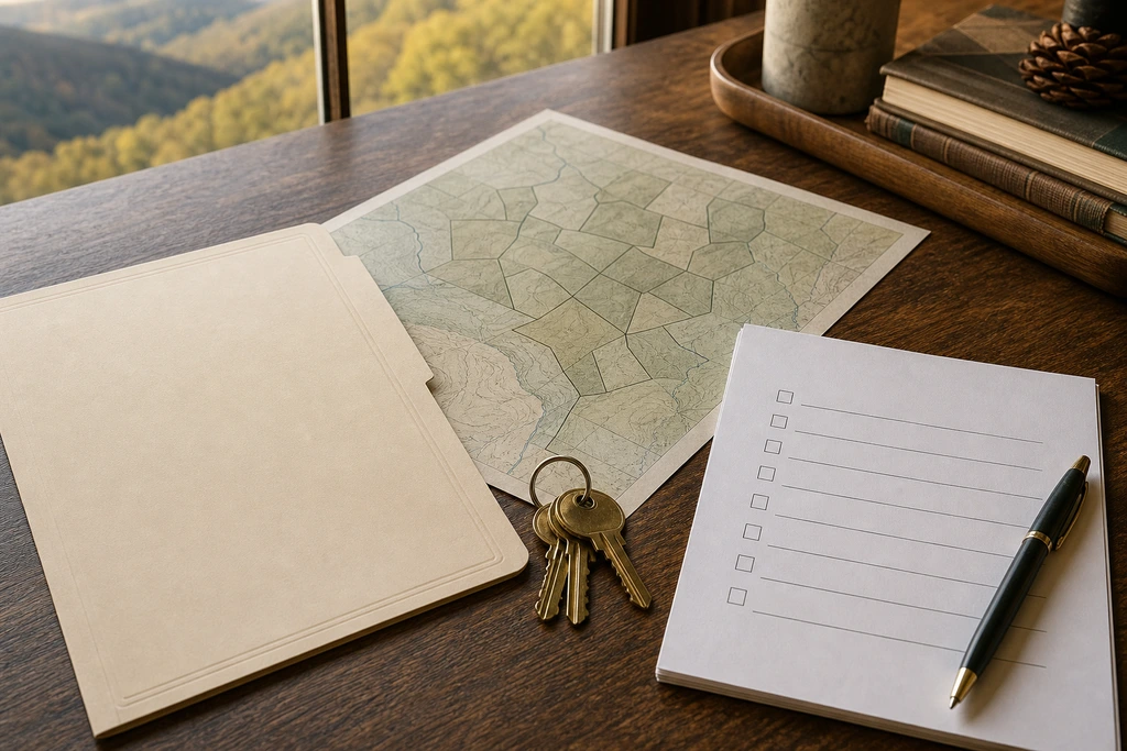How to Sell Inherited Land in West Virginia closing checklist